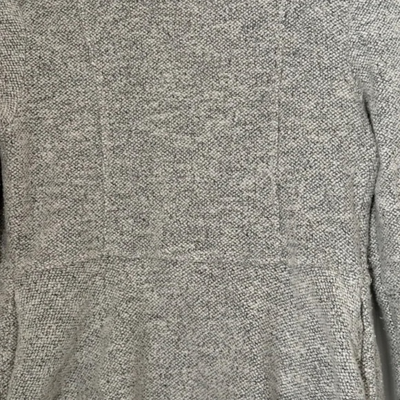 Women Flawless Boutique Drape Front Cardigan Jacket Gray Grey Size Small - Picture 3 of 4